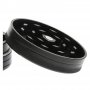 Alugrinder zwei-teilig  50mm schwarz