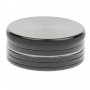 Alugrinder zwei-teilig  50mm schwarz