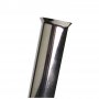 Metallbong verchromt 27cm