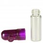 Schnupfdosierer Gro lila 7,2 cm