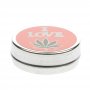 Tabakdose I love Weed rund  40mm
