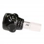 Weedstar Glaskopf Skull Bowl schwarz 18,8mm