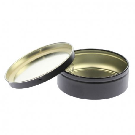 Tabakdose rund  75mm  "Ganja & Skull"